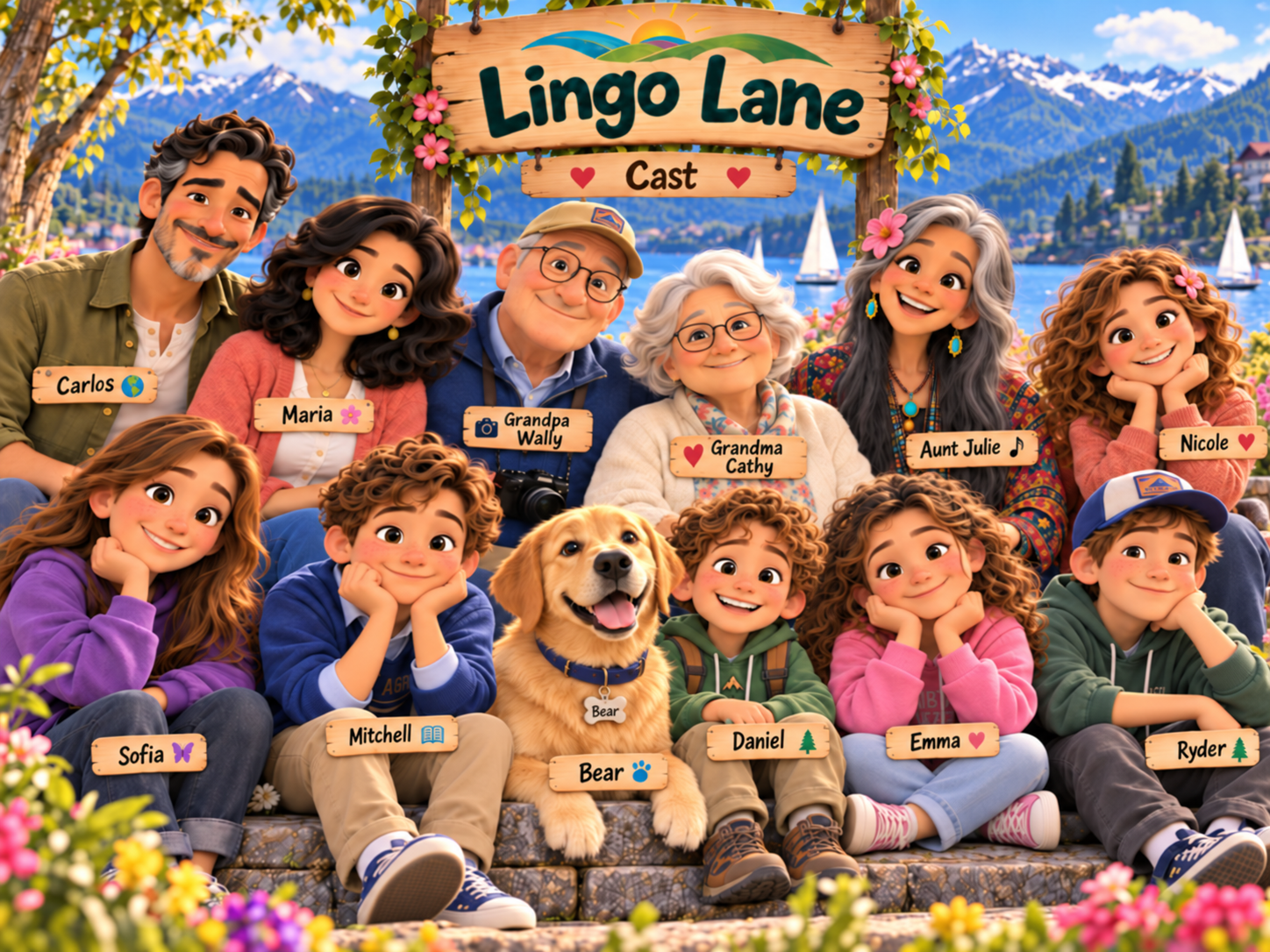 Lingo Lane master cast